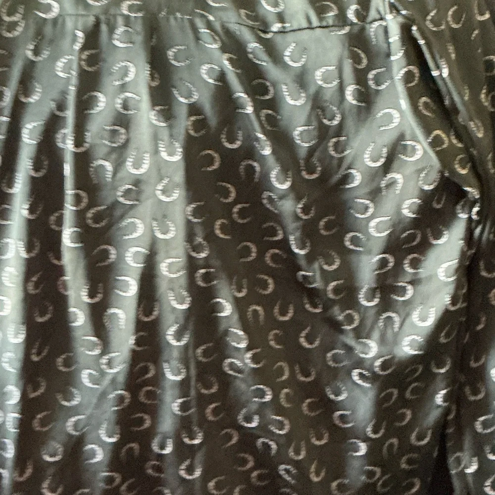 Cato Olive Green Horseshoe Print Blouse - Picture 6 of 7